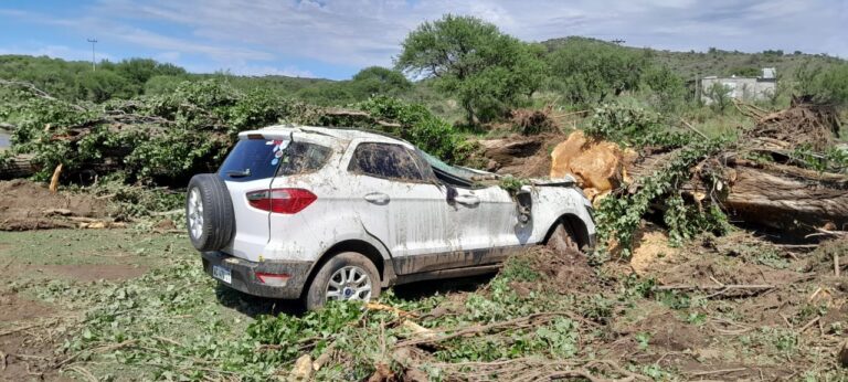 Fuerte temporal en El Trapiche dejó daños materiales significativos