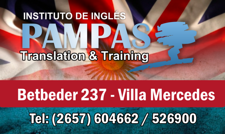 Pampas, instituto de inglés, comenzó el dictado de un curso virtual