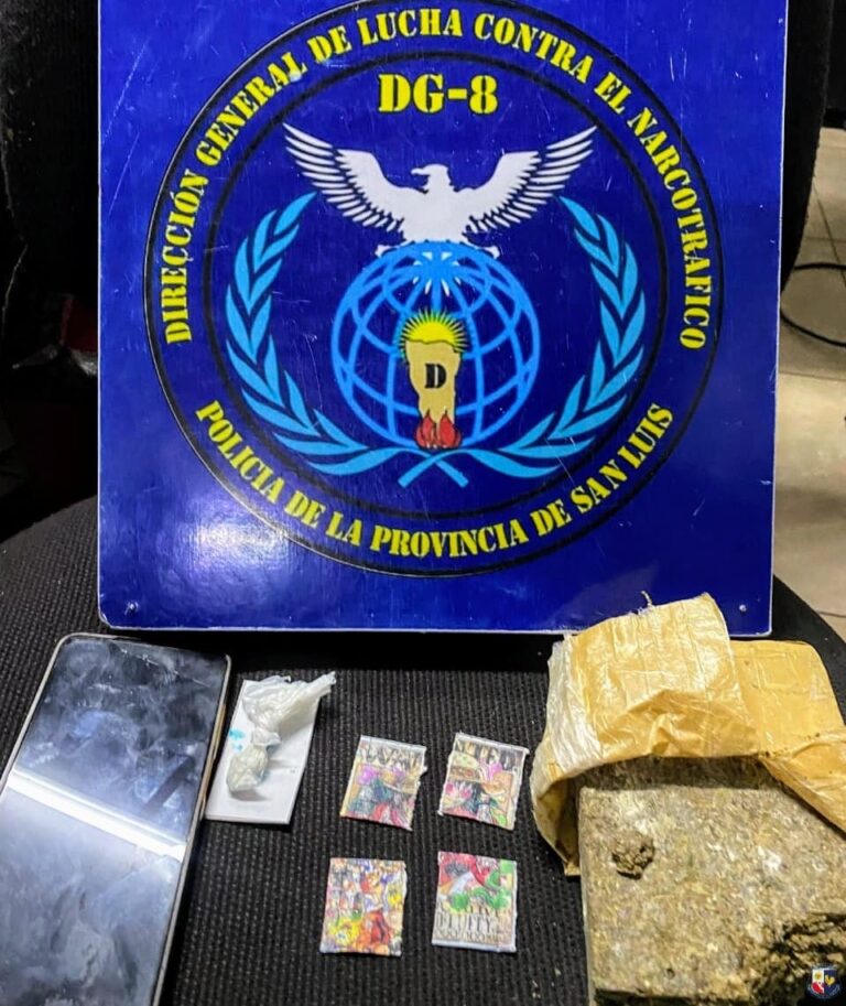 Secuestraron drogas valuadas en $4 millones de pesos