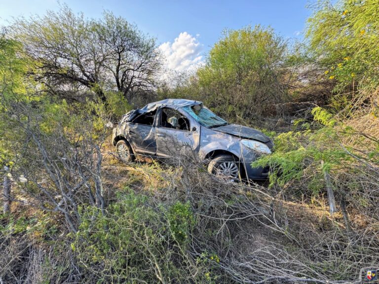 Vuelco en la Autopista de las Serranías Puntanas: cinco personas hospitalizadas