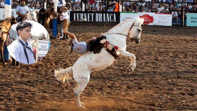 Con solo 20 años, un jinete de Villa Mercedes se consagró subcampeón en Jesús María