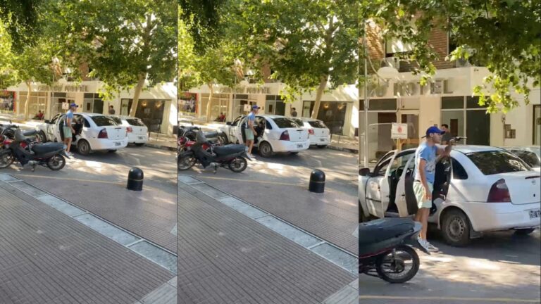 Video: Un hombre armado generó pánico en pleno centro de Villa Mercedes