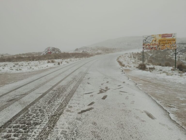 Corte preventivo en el Filo de los Comechingones por fuertes nevadas