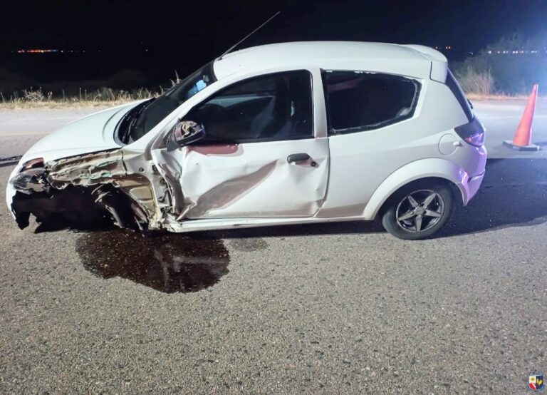 Dos hermanos adolescentes heridos tras chocar en la Autopista 25 de Mayo
