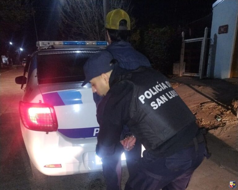 Villa Mercedes: intentó robar una casa y fue detenido