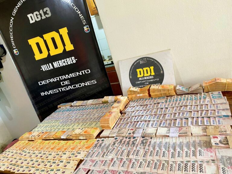 Detuvieron a dos sospechosos por el robo de una caja fuerte en un corralón de Villa Mercedes