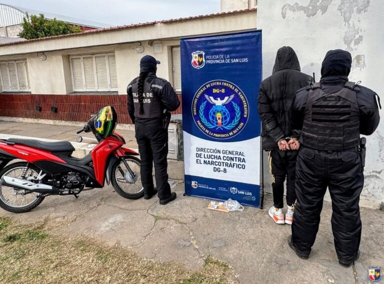 Cayó con droga valuada en más de $2 millones en Villa Mercedes