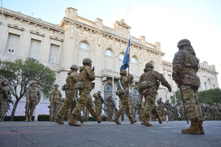 Soldados argentinos juraron lealtad a la Bandera en San Luis