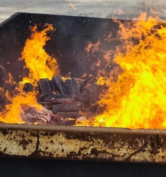 San Luis: quemaron 300 kilos de droga incautada