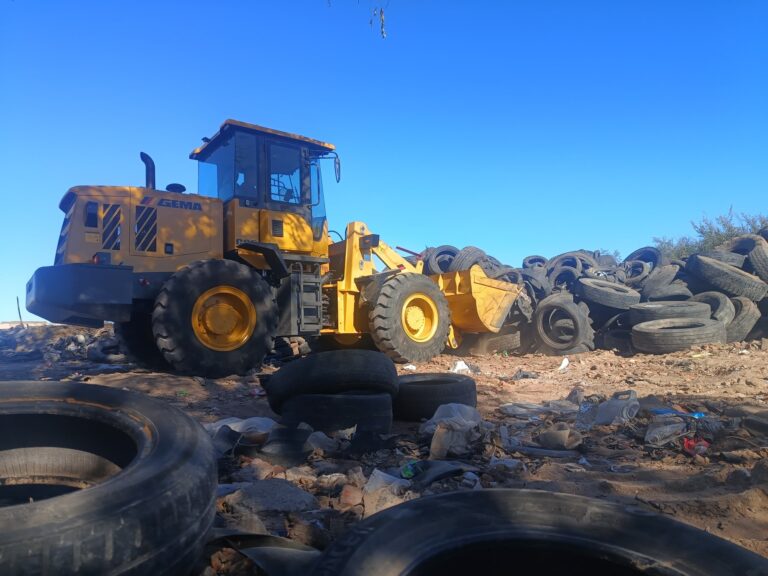 Retiran 20 toneladas de neumáticos en desuso