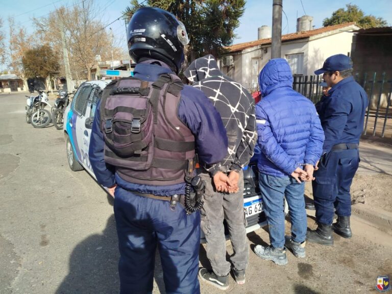 Un disturbio familiar terminó con cuatro jóvenes detenidos en Villa Mercedes