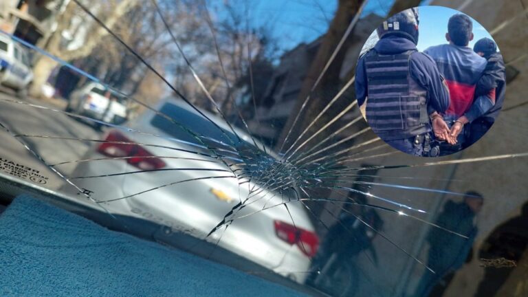 Intentó escapar dos veces tras agredir a su pareja y dañar un patrullero