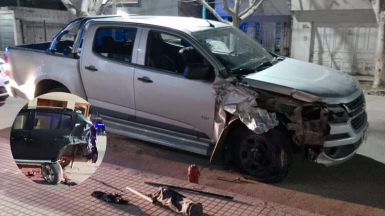 Villa Mercedes: Un conductor alcoholizado chocó y huyó, pero fue rápidamente detenido