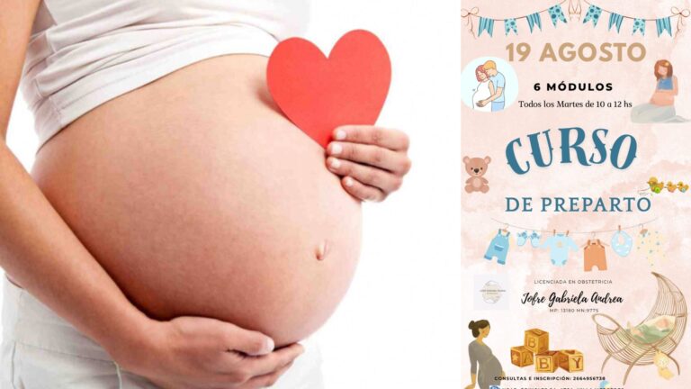 Embarazo, parto y postparto: taller integral con certificación