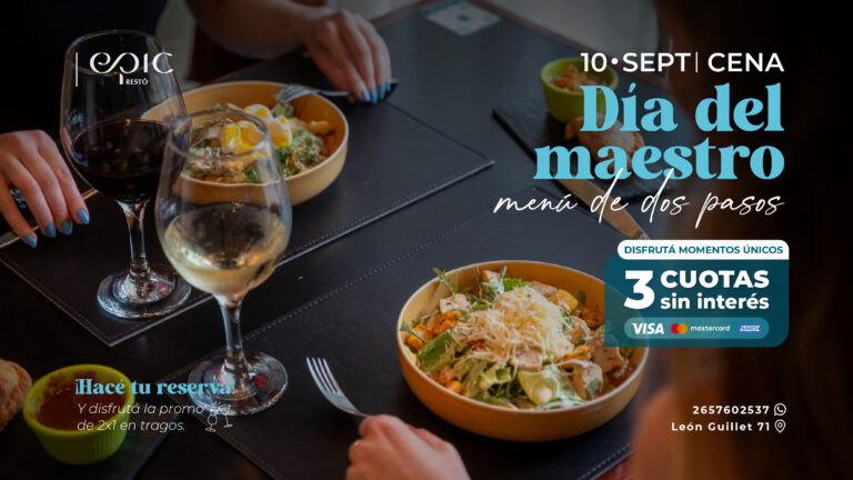 Epic Restó celebra el Día del Maestro con una cena-show inolvidable