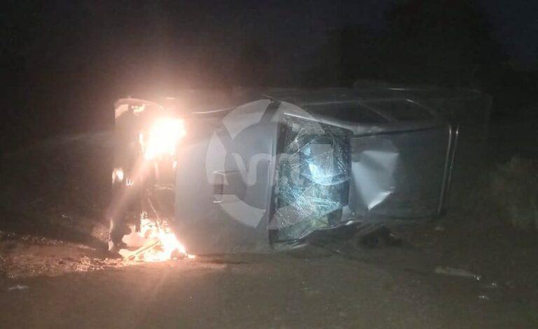 Murió un vecino de Villa Mercedes tras volcar en una camioneta en San José del Morro