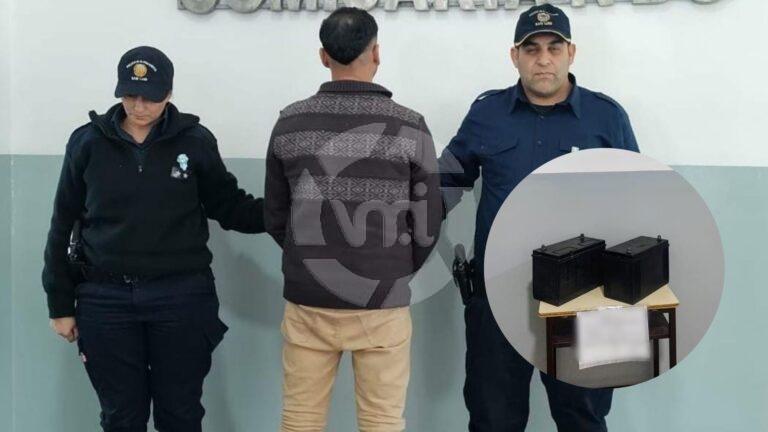Demoraron a un hombre por el robo de baterías en Villa Mercedes