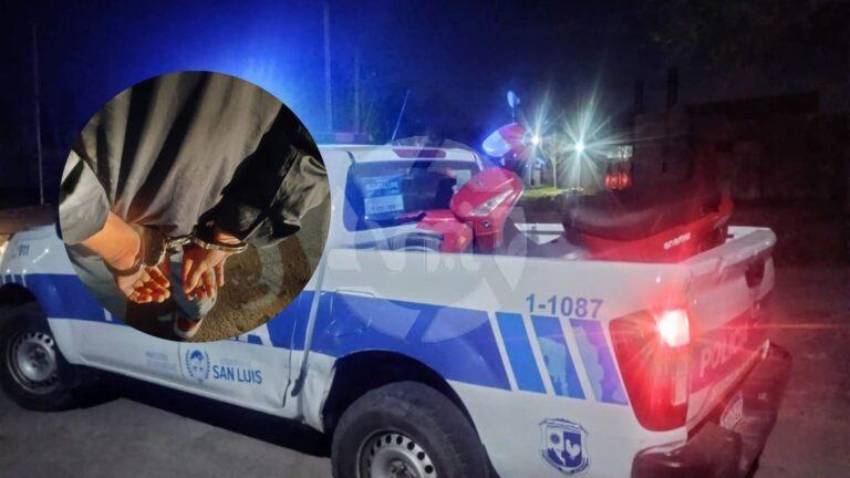 Una persecución policial terminó con dos detenidos en Villa Mercedes