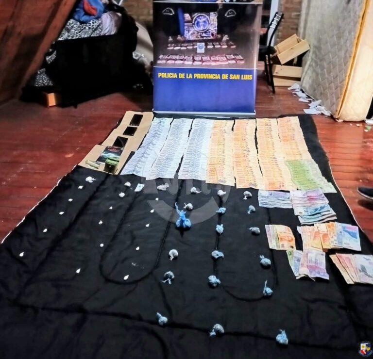 Allanamientos en Santa Rosa del Conlara: secuestran drogas por más de $1,6 millones