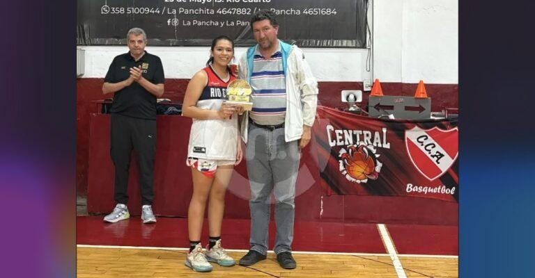 MVP: Morena Manchento, orgullo villamercedino en el básquet nacional