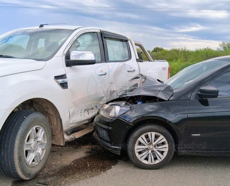 Choque en la ruta 147: cuatro personas hospitalizadas, entre ellas dos niños