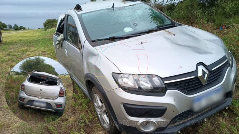 Un vuelco en la Autopista 55 dejó una joven, una mujer y una beba lesionadas